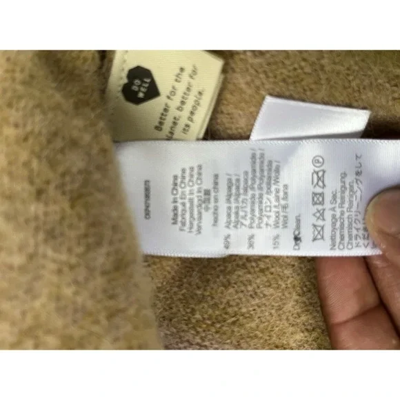 Madewell Pink Oyster Otis Space Dye Pullover Alpaca Blend Sweater Size Medium‎ - Picture 7 of 8